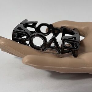 Katy Perry Black ROAR Statement Bracelet